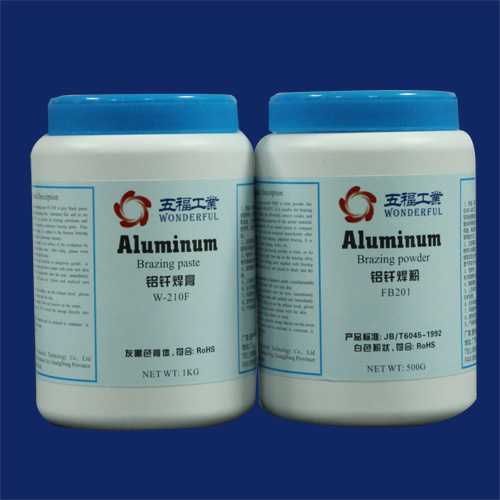 Aluminum brazing flux