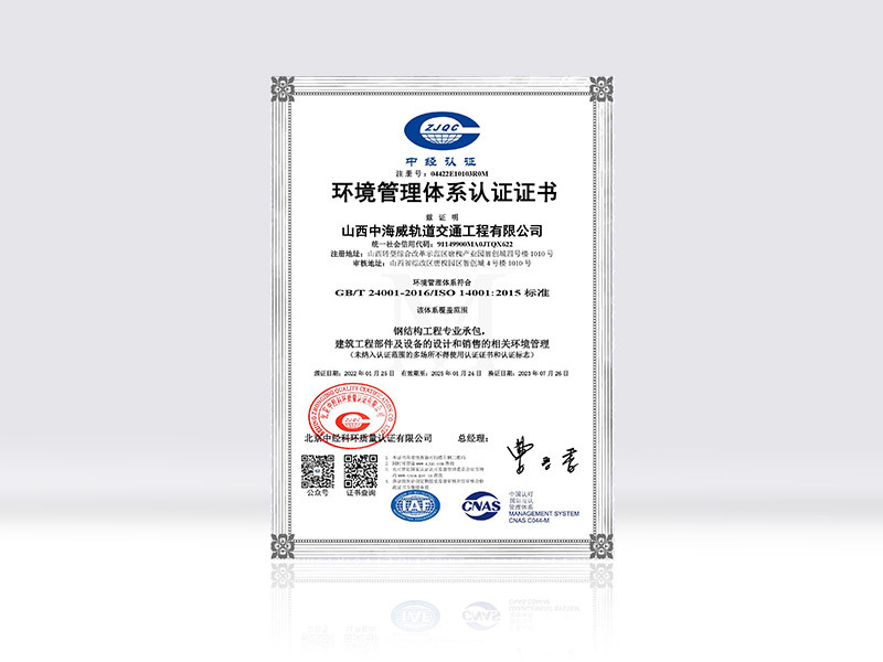 Environmental Management System Certification Environmental Management System Certification