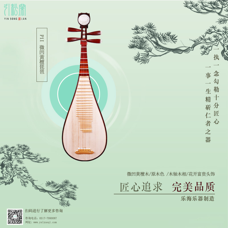 P1I	微凹黃檀琵琶