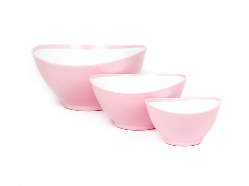 塑料可重复使用沙拉碗 PP