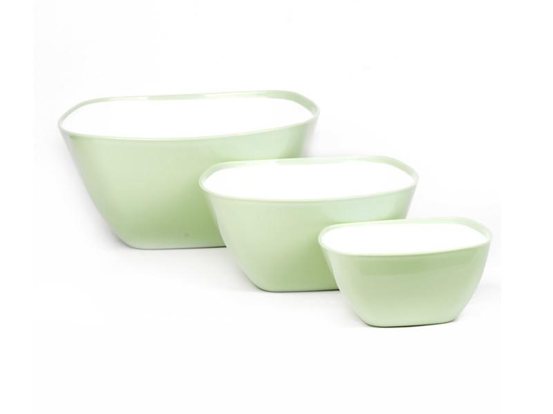 方形塑料沙拉碗 PP