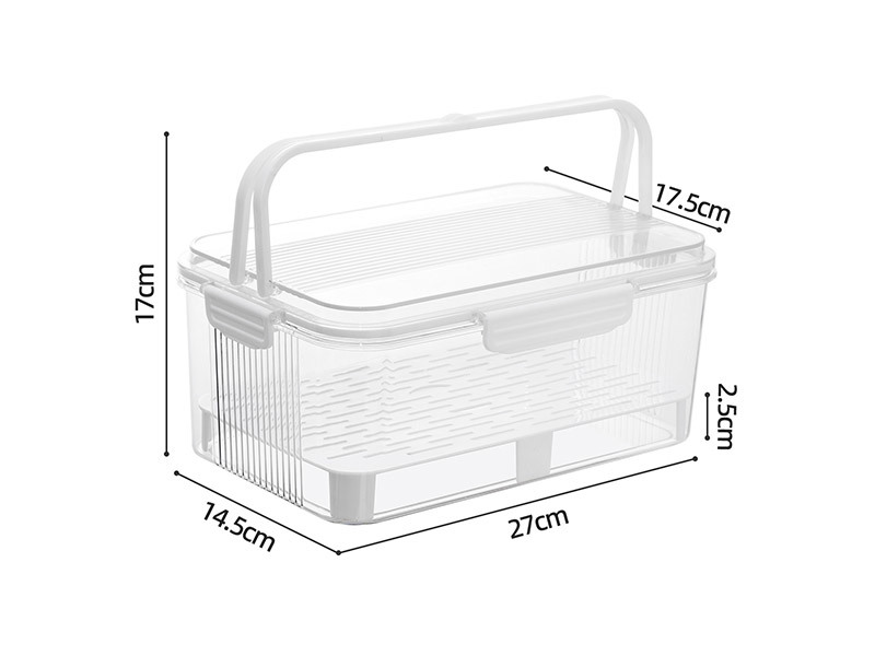 Stackable Storage Bins with Lid and handle