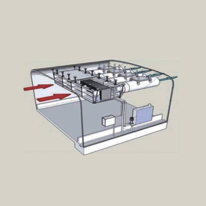 Digital tunnel exhaust gas purification device products