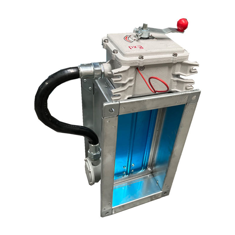 Explosion-proof fire damper