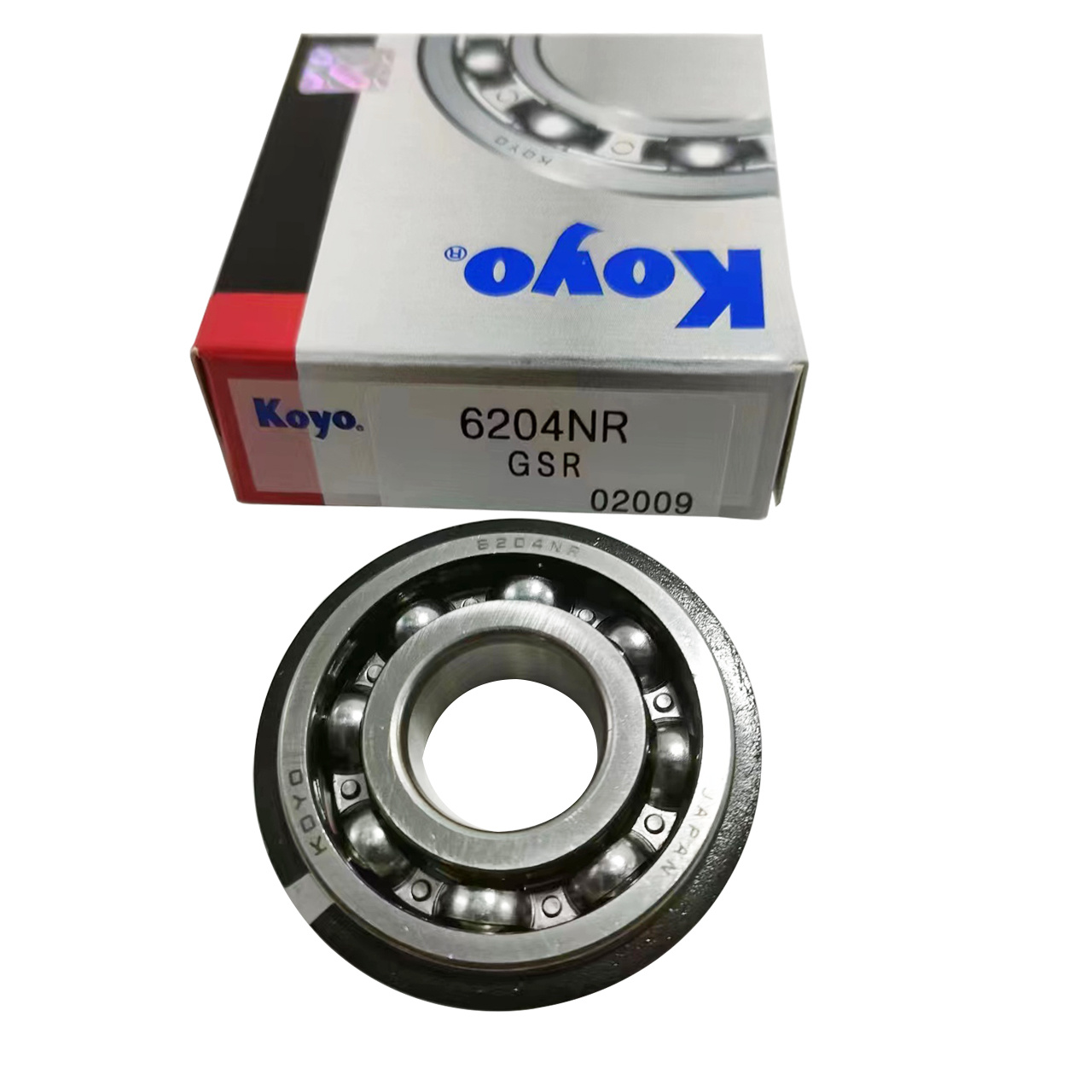 KOYO Bearing Supplier 6204NR Deep Groove Ball Bearing