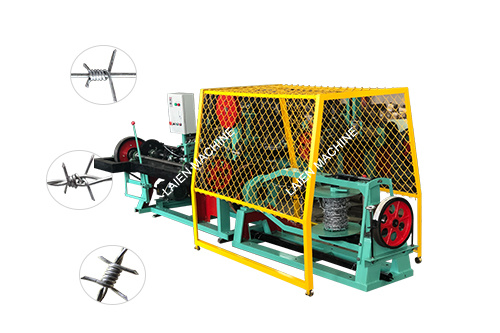 Barbed wire machine