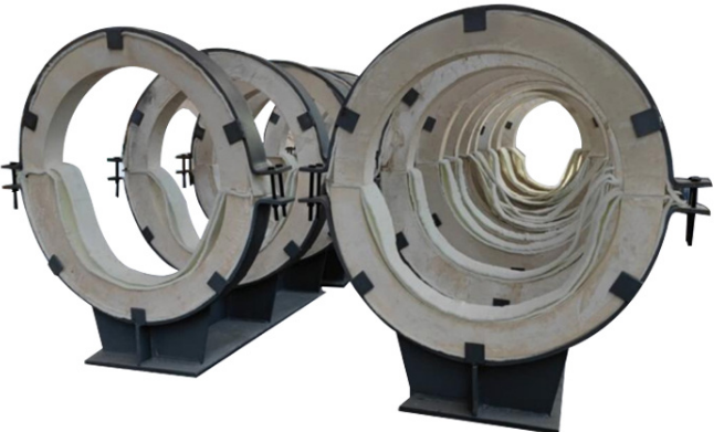 Barrel type insulation pipe holder