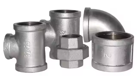 Manufacturer Hot Dip Plumbing Fittings Galvanized Malleable Casting Iron GI BSP NPT Thread Tee Pipe Fitting