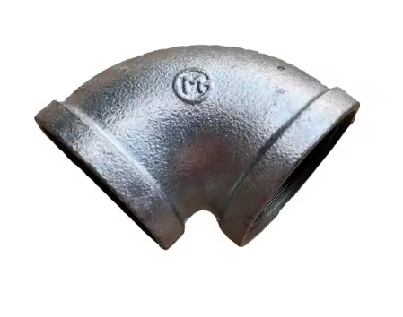 Galvanized cast iron pipe fittings with NPT threaded three-way connection for electroplated anti-corrosion