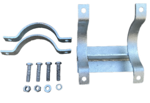 Hot-dip galvanized pipe support
