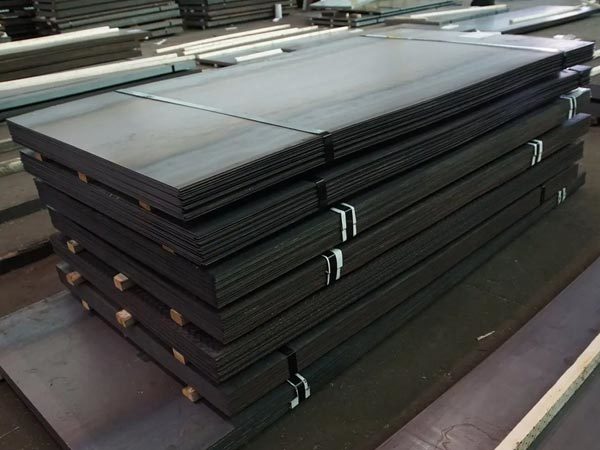 How are steel plates produced?