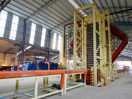 130,000 cubic meters particle board production line