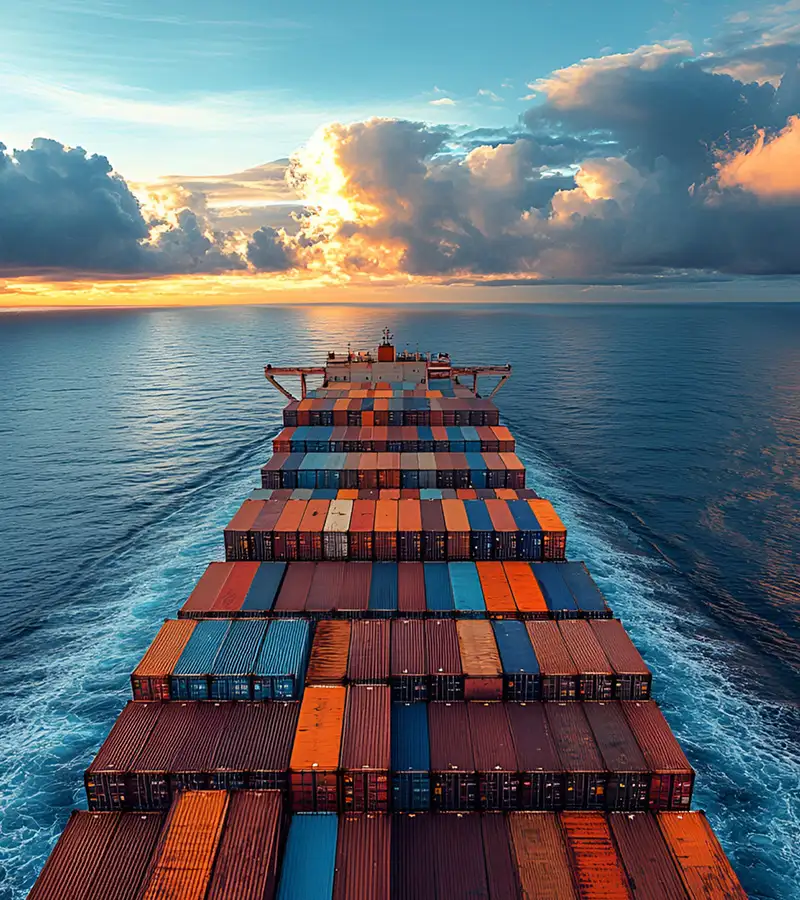 Ocean freighter