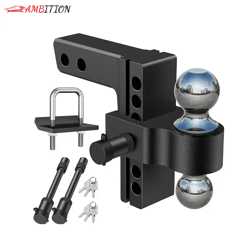 6 Inch Adjustable Trailer Hitch Fit 2 Inch Receiver