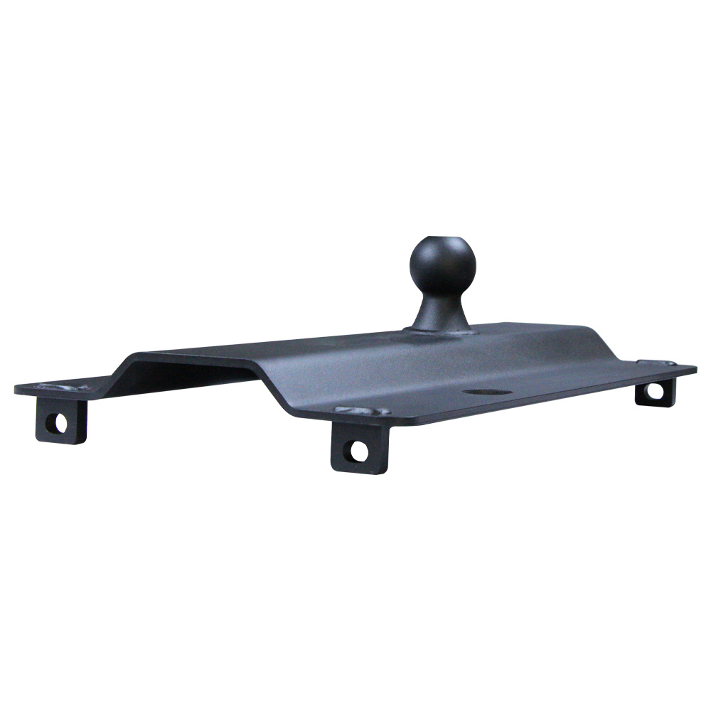 Bent Plate 5th Wheel to Gooseneck Adapter Hitch, Fits Industry-Standard Rails