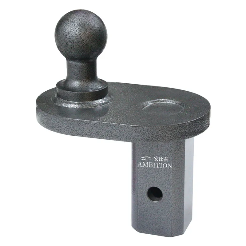 4” Offset Gooseneck Ball,Heavy Duty Trailer Hitches Gooseneck Hitch Extender,20000 lbs GTW,5000 lbs VTW,2-516 Inch Diameter Ball