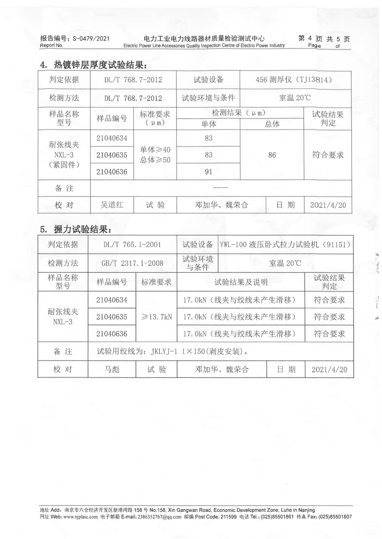 耐张线夹NXL-3