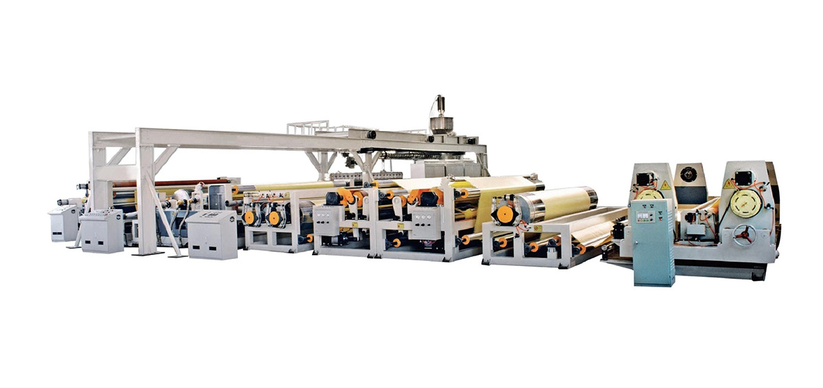Super Wide Plastic Extrusion Film Compound Unit