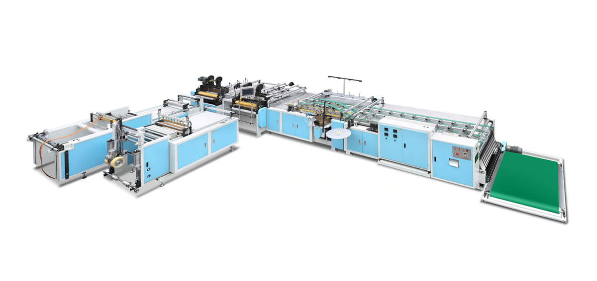Fully-Automatic PP Woven Bag Making Machine With PE Liner Inserting & Bottom Sealing