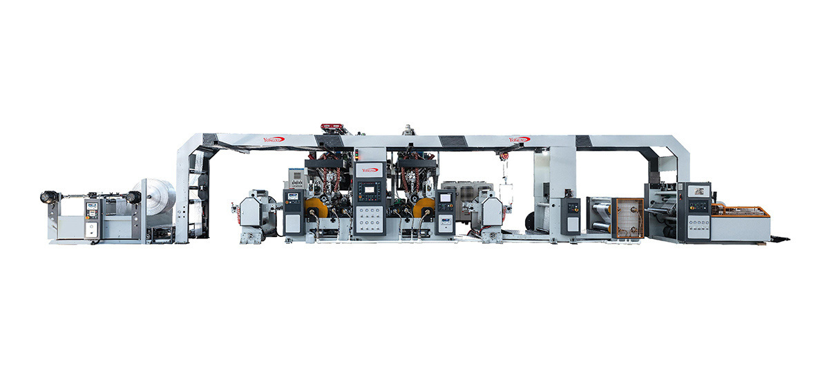 High Speed Plastic Extrusion Coating Machine