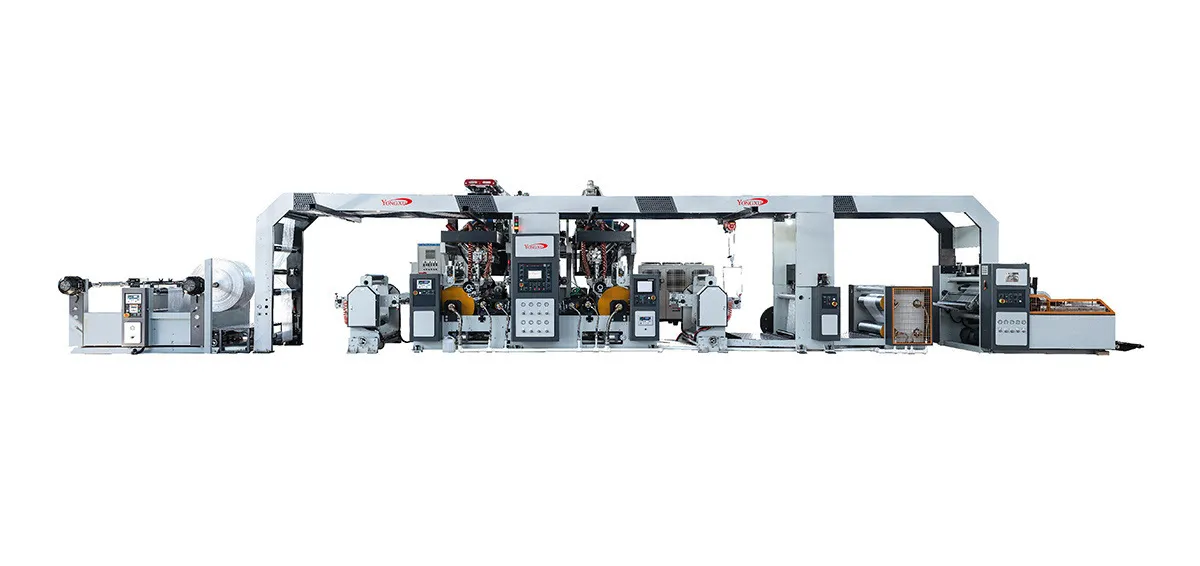 High Speed Plastic Extrusion Coating Machine