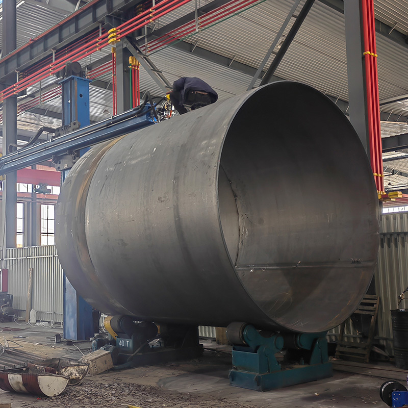 Welded steel pipeline