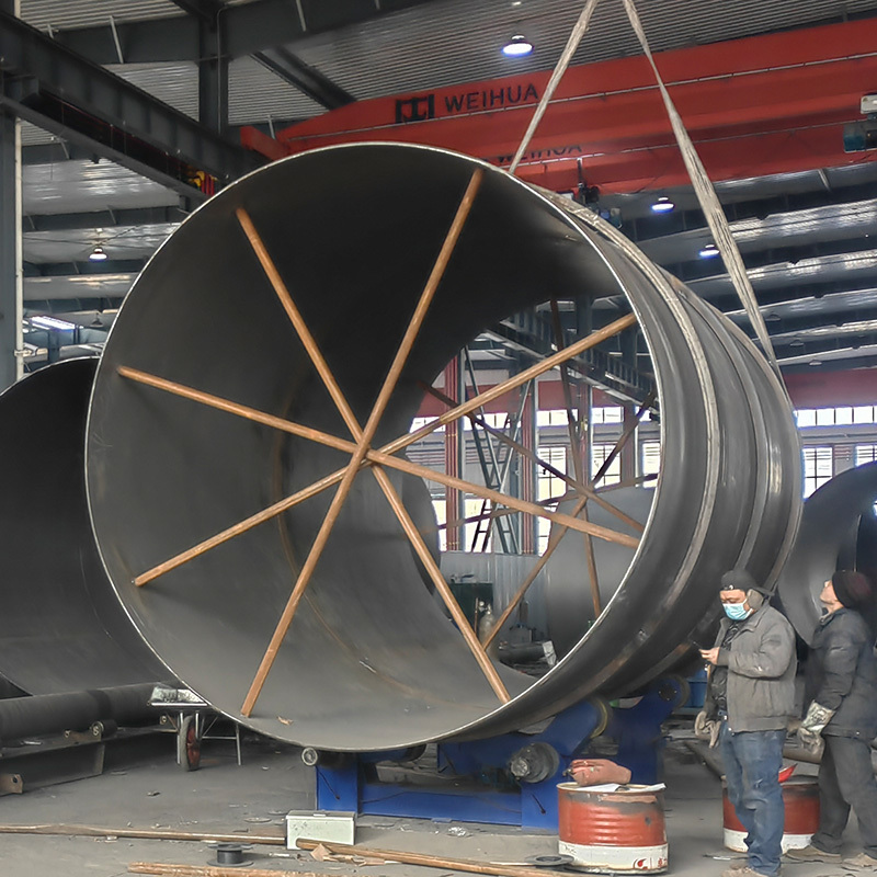 Welded steel pipeline