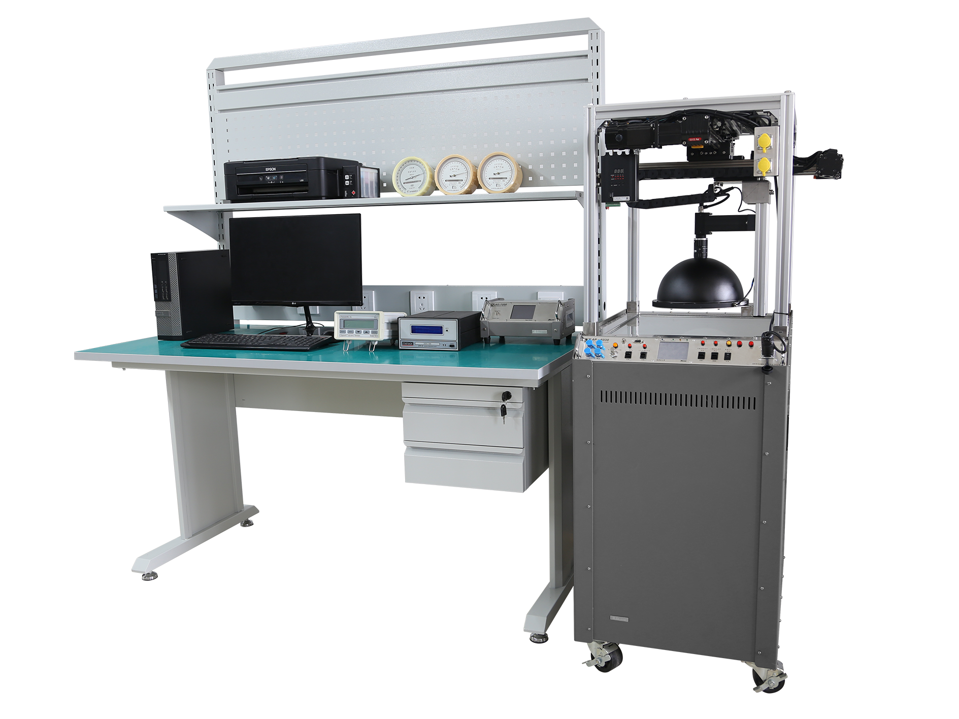 Aneroid barometer visual calibration system