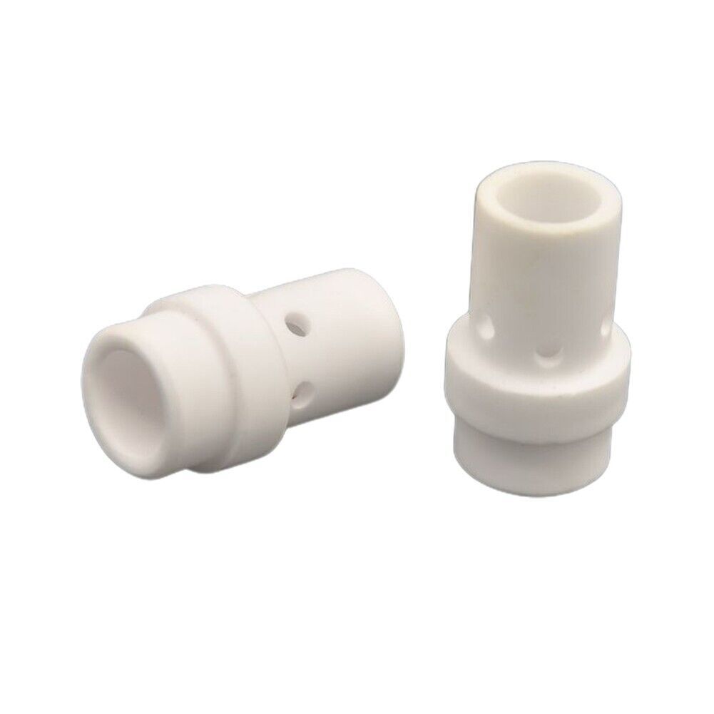 Suitable for welding torch models	American-24/BINZEL MB 24 KD Front port diameter	9mm Rear port diameter	14mm Length	21mm Color	white Configure	Standard Material	Ceramic