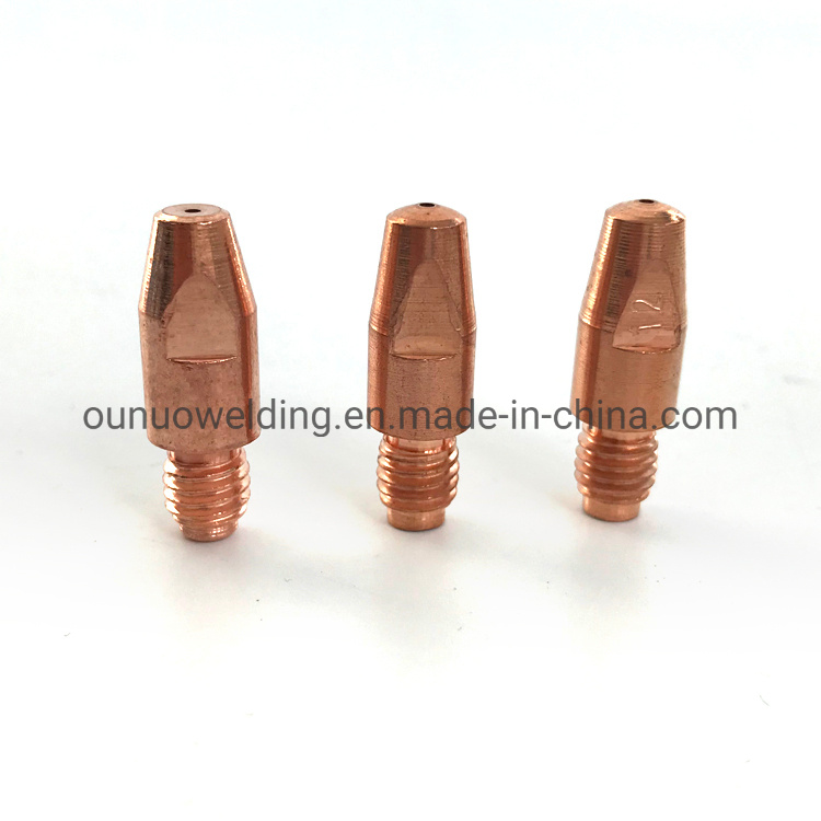 Binzel Series Welding Torch Wear Parts Contact Tip M8*30mm E-cu
