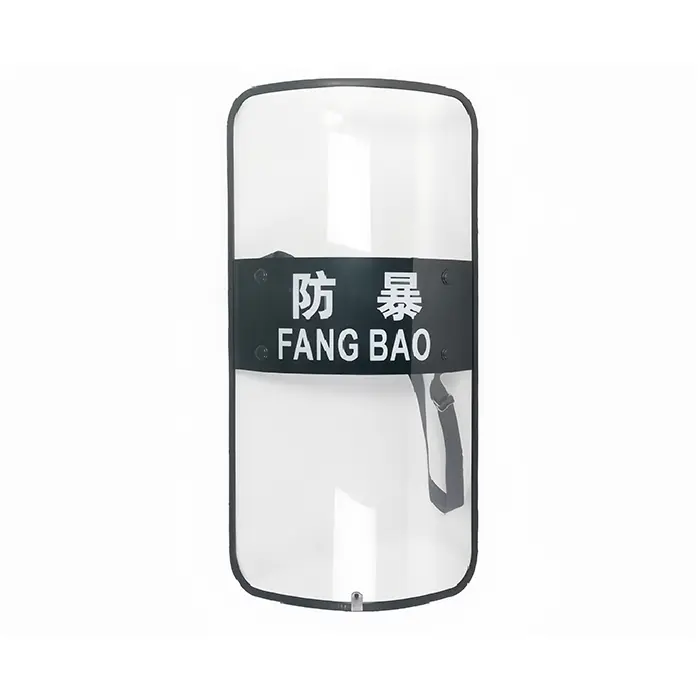 Transparent anti-riot shield