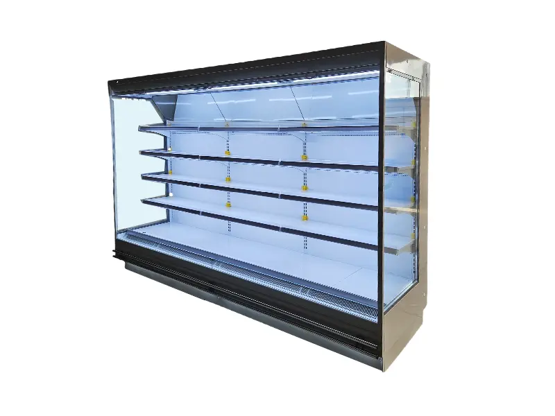 Air curtain cabinet