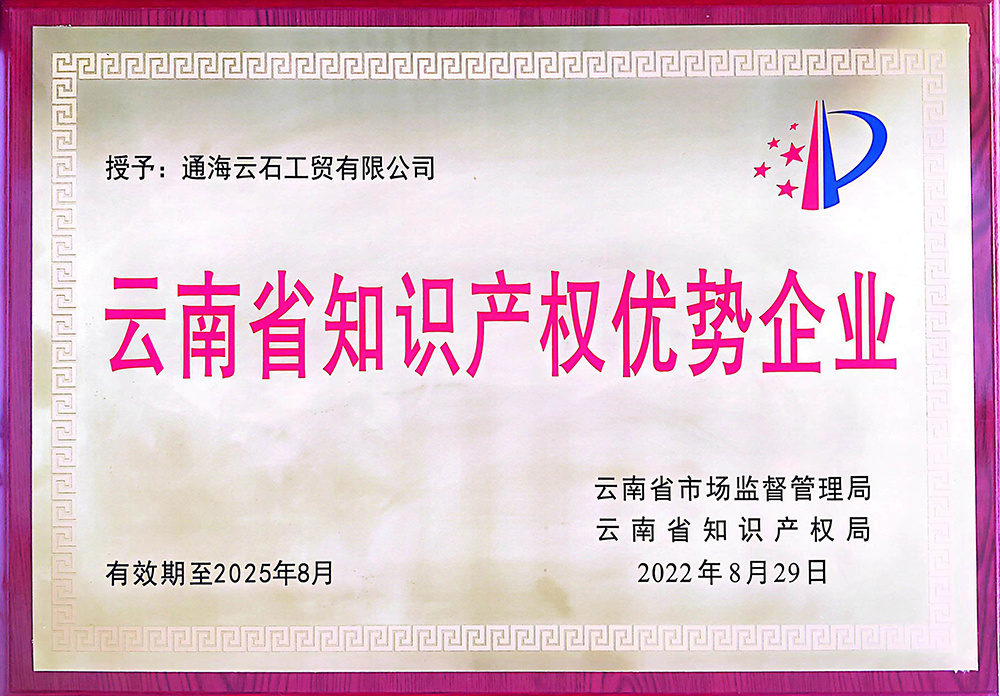 云南省知识产权优势企业