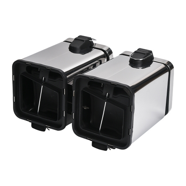 Double 6L Recycle Pedal Bin