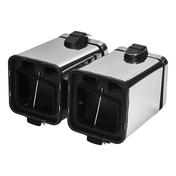 Double 6L Recycle Pedal Bin