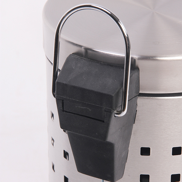 5L Round Square Hole Design Bin