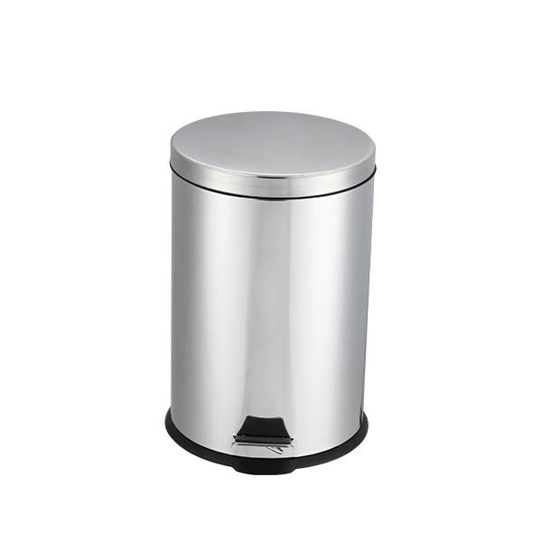 3/5/7/10/12/20/30/40L Round Lid Pedal Bin