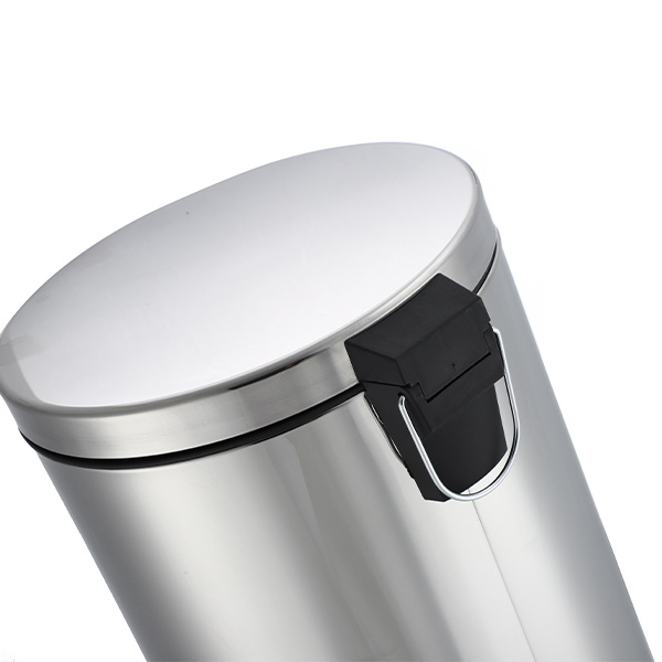 3/5/7/10/12/20/30/40L Round Lid Pedal Bin