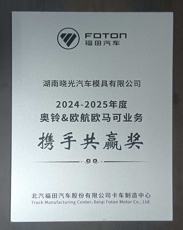 2024-2025年度奥铃&欧航欧马可业务携手共赢奖