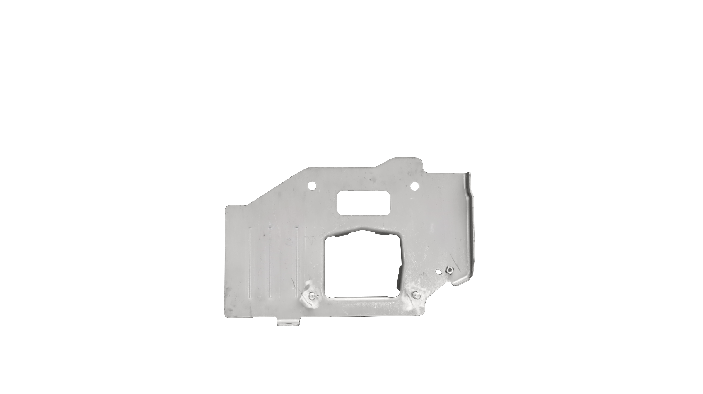 Front bumper beam left mounting bracket assembly Front bumper beam left mounting bracket assembly