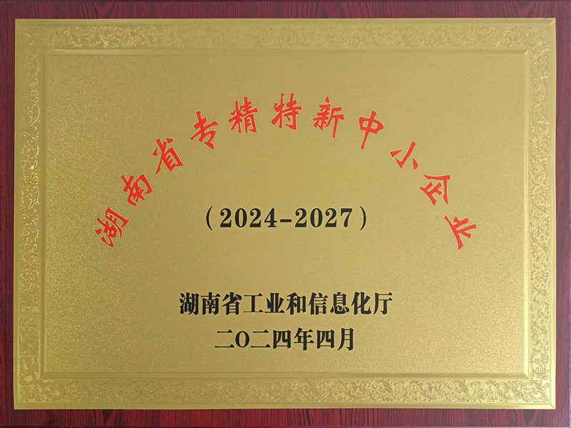 湖南省专精特新中小企业