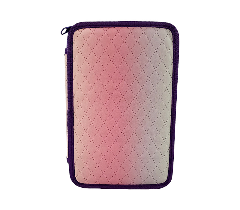 HIGH QUALITY TWO ZIPPER PENCIL CASE