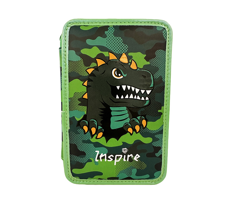 HIGH QUALITY TWO ZIPPER PENCIL CASE
