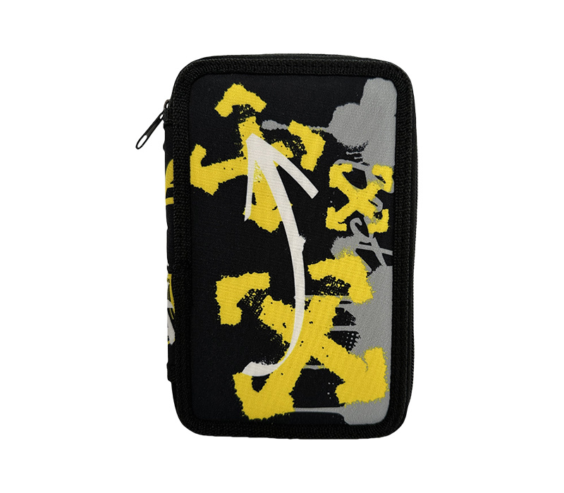 TWO ZIPPER PENCIL CASE