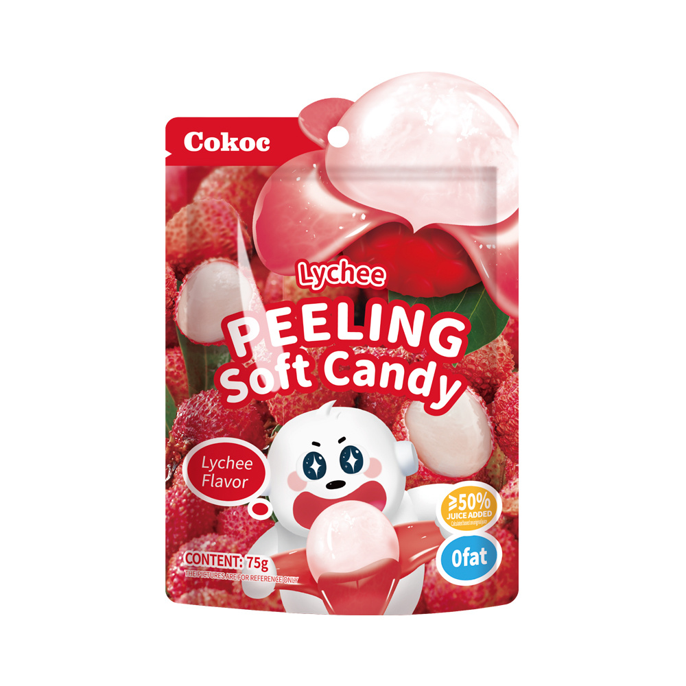 COKOC Peeling Soft Candy  Lychee Flavor