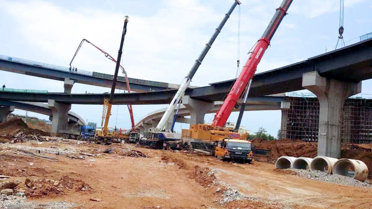 Kunming Chengcheng Expressway Dayu Interchange Steel Box Girder Project