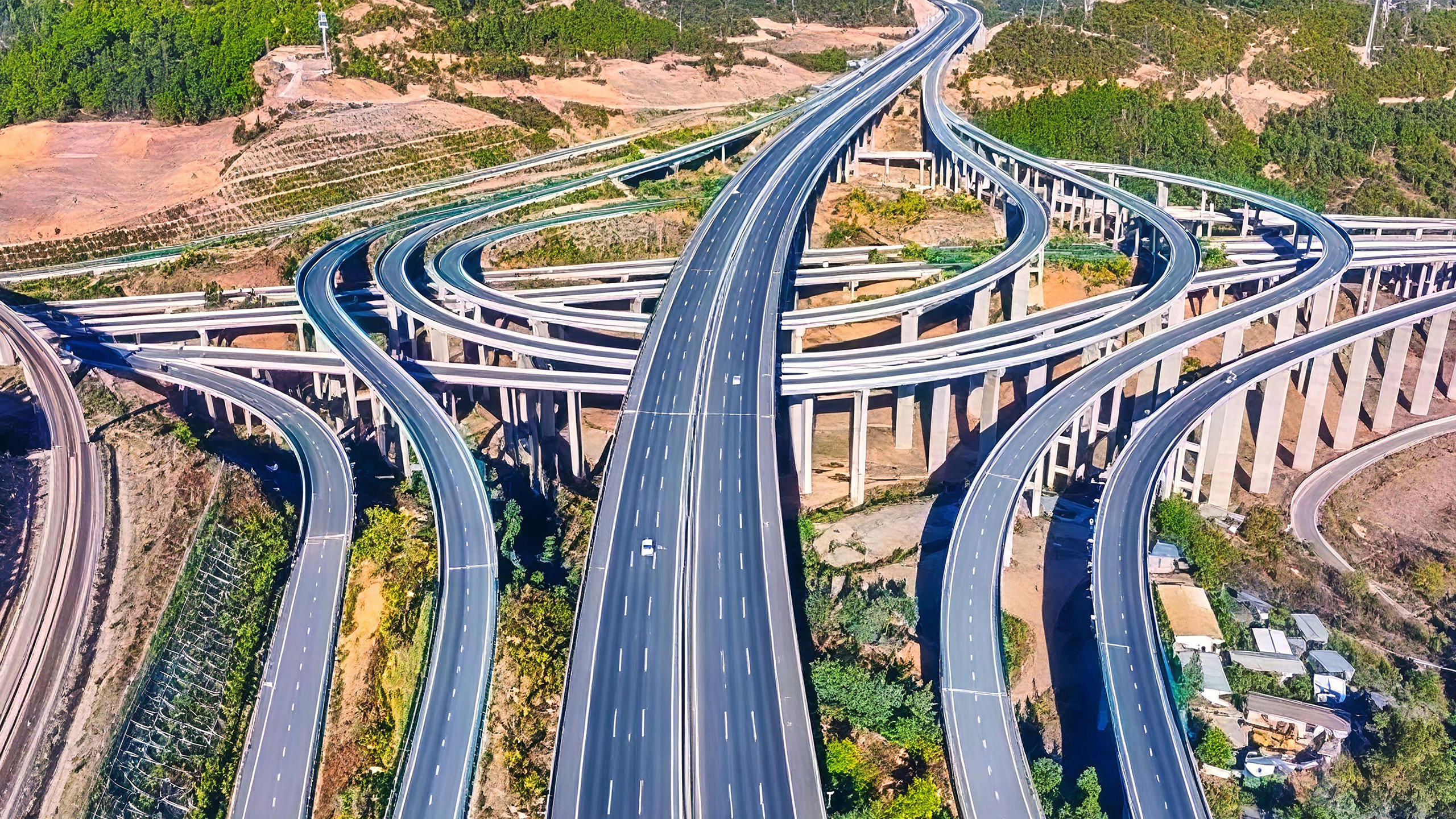 Hunshuihai Interchange, Binan Expressway, Yunnan Province