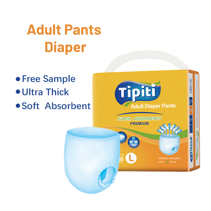 China Supplier Soft Extra Thick Custom Printed Hospital Care Absobrent Adult Pants Diaper