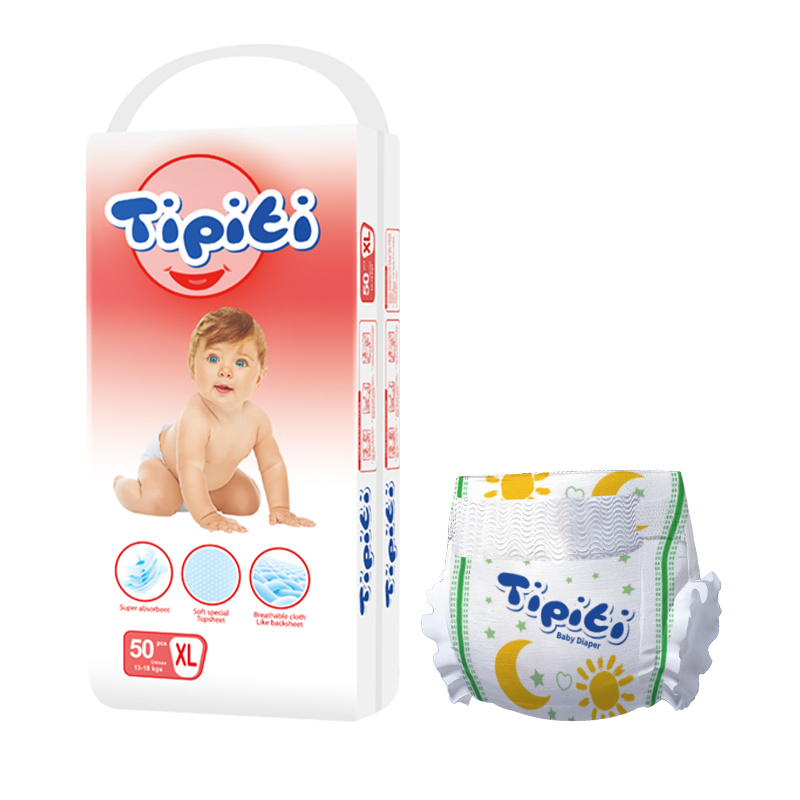 OEM Breathable Wholesale Factory Printed Large Absorbent Diaper For Babies