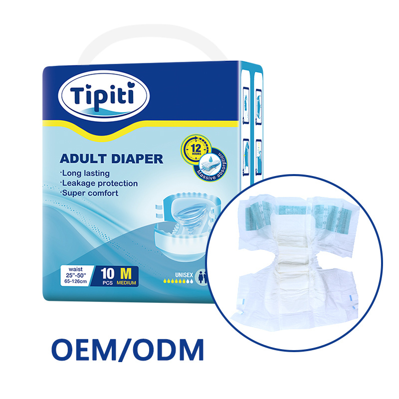 Good Quality Absorbent Factory OEM Adult Diaper For Medical Home Use Thick Eldely Nappies